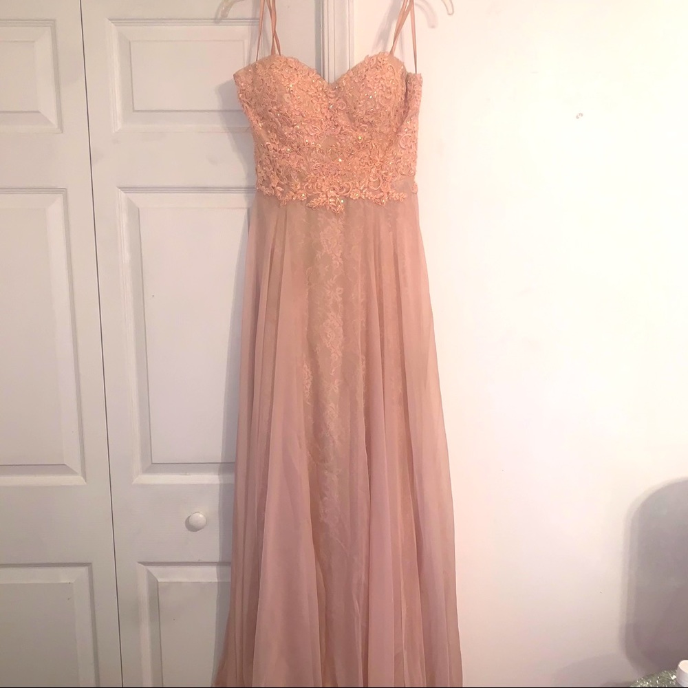 La Femme Pink Prom Dress Ballgown✨💗